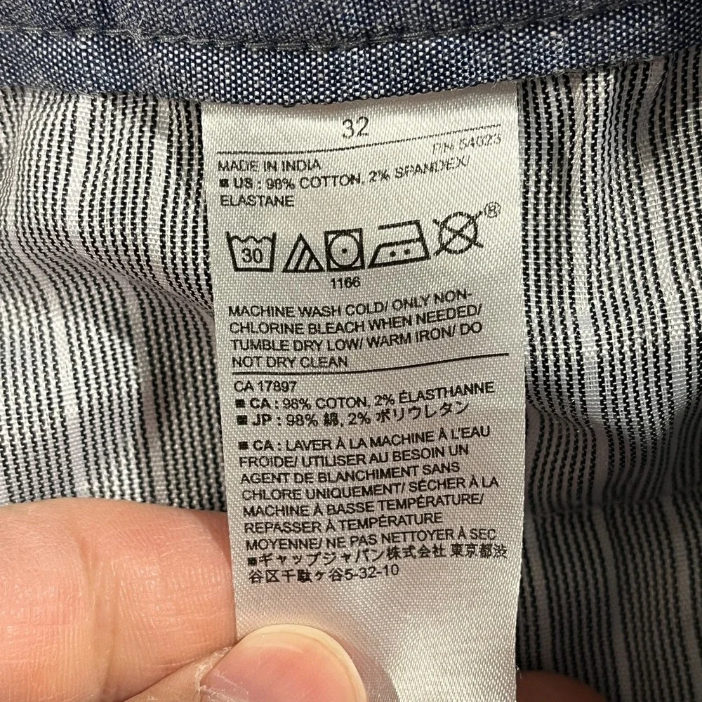 Banana Republic Aiden Shorts Mens 32 Floral Blue Stretch‎ Performance